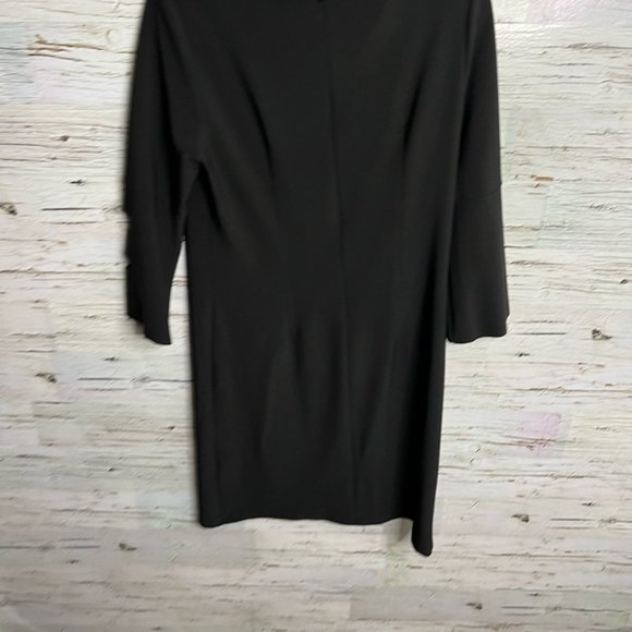 21. Cartise black midi dress size 10 cut out detail - Picture 7 of 9